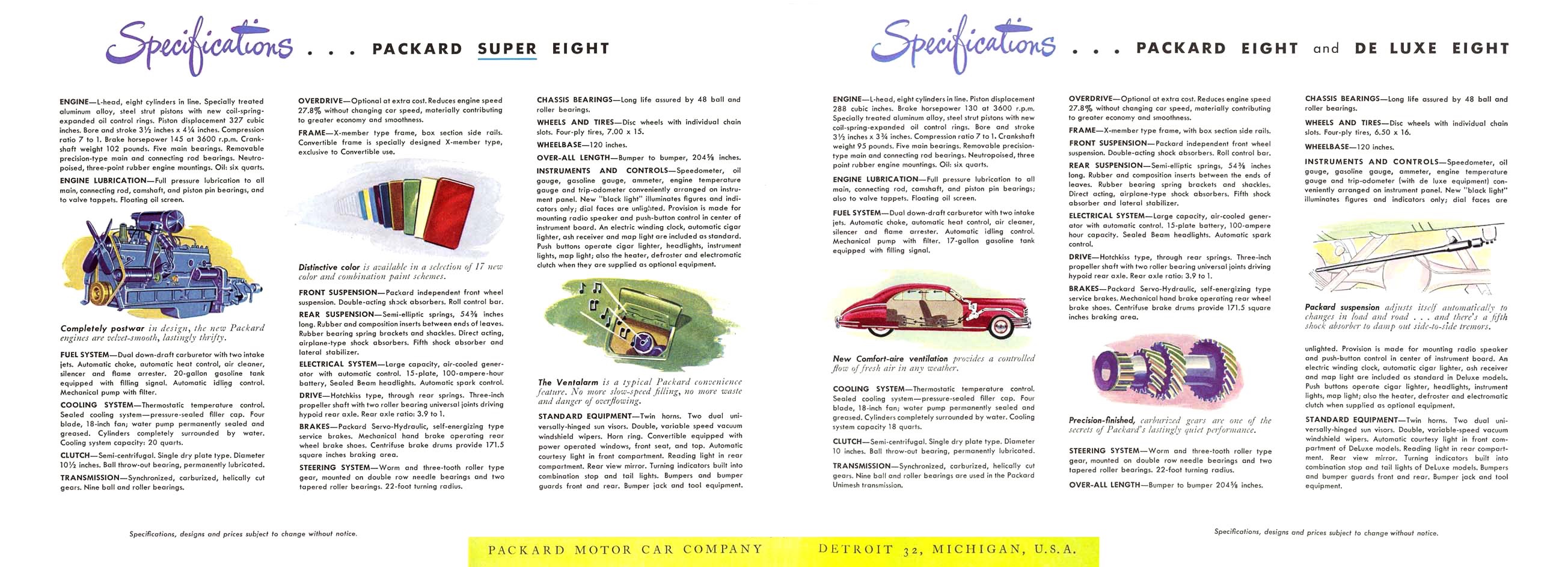 1948 Packard Brochure Page 8